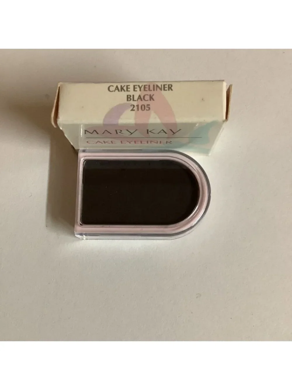 MARY KAY CAKE EYELINER BLACK 2105, New Old Stock, Rare Hard To Find, Discon.